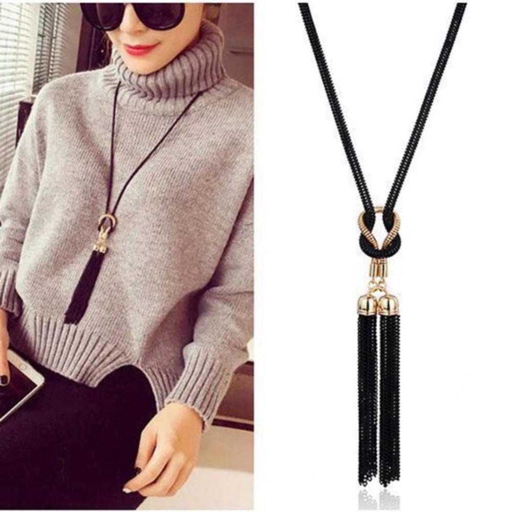 NEW!💙💎AWESOME!💛🖤GOLDEN🖤💛BLACK!💎💙TASSELS! - Picture 3 of 8